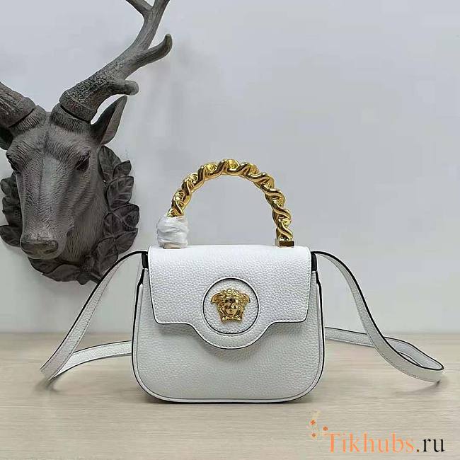 Versace La Medusa Mini Bag White 16x12x6cm - 1