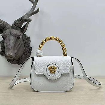 Versace La Medusa Mini Bag White 16x12x6cm