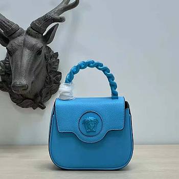 Versace La Medusa Mini Bag Blue 16x12x6cm