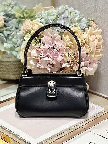 Dior Small Key Bag Black Box Calfskin 22 x 12.5 x 12 cm