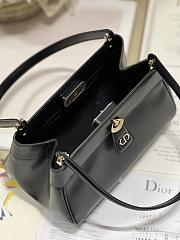 Dior Small Key Bag Black Box Calfskin 22 x 12.5 x 12 cm - 5