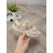 Dior Dioract Sandals Lambskin Beige - 6