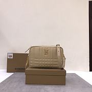 Burberry Small Lola Camera Bag Beige 24 x 6 x 15 cm - 1