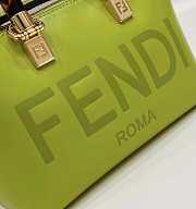 Fendi By The Way Mini Acid Green Bag 20.5x9x12cm - 3