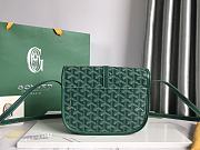 Goyard Belvedere Small Bag Green 22×17×9.5cm - 3