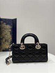 Dior Small Lady D-Joy Bag Black Cannage Lambskin 22 x 12 x 6 cm - 4