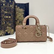 Dior Small Lady D-Joy Bag Pink Cannage Lambskin 22 x 12 x 6 cm - 1