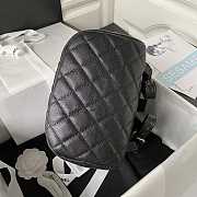 Chanel Backpack Caviar Gold Black 25x20x12cm - 4