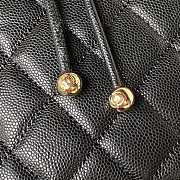 Chanel Backpack Caviar Gold Black 25x20x12cm - 2
