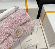 Chanel 22C Pink Tweed Flap Bag 20cm - 6