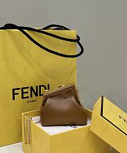 Fendi Nano First Charm Brown Nappa Leather 11.5x5.5x10cm - 6