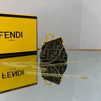 Fendi Nano First Charm FF Nappa Leather 11.5x5.5x10cm