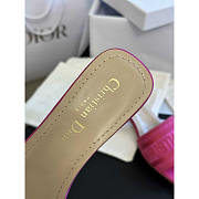 Dior Dway Heeled Slide Rani Pink 3.5cm - 6