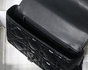 Dior Caro Black Macrocannage Calfskin 28x17x9cm - 2