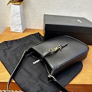 YSL LE 5 À 7 Mini Vertical Shiny Leather Black 13x20x4cm - 5