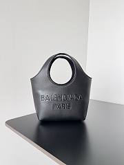 Balenciaga Mary Kate XS Tote Bag Black Calfskin 23.9x23.9x10.9cm - 1