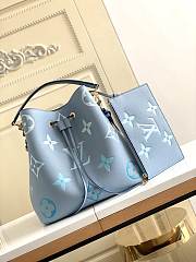 Louis Vuitton LV Neonoe MM Blue 26x26x17.5cm - 1