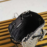 Prada Embellished Satin Mini-pouch Bags 9x9.5x6cm - 4