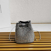 Prada Embellished Satin Mini-pouch Bags 9x9.5x6cm - 3