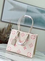 Louis Vuitton LV Onthego MM Cream Beige 35 x 27 x 14 cm - 2