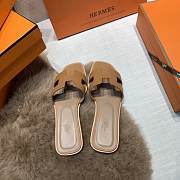 Hermes Brown Slide - 3