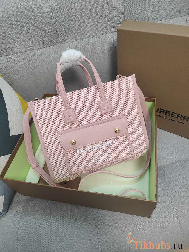 Burberry Mini Freya Tote Pink 23 x 8 x 19cm - 1