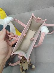 Burberry Mini Freya Tote Pink 23 x 8 x 19cm - 4