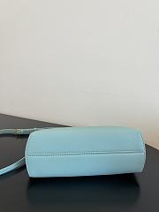 Fendi First Small Blue Leather Bag 26x18x9.5cm - 4