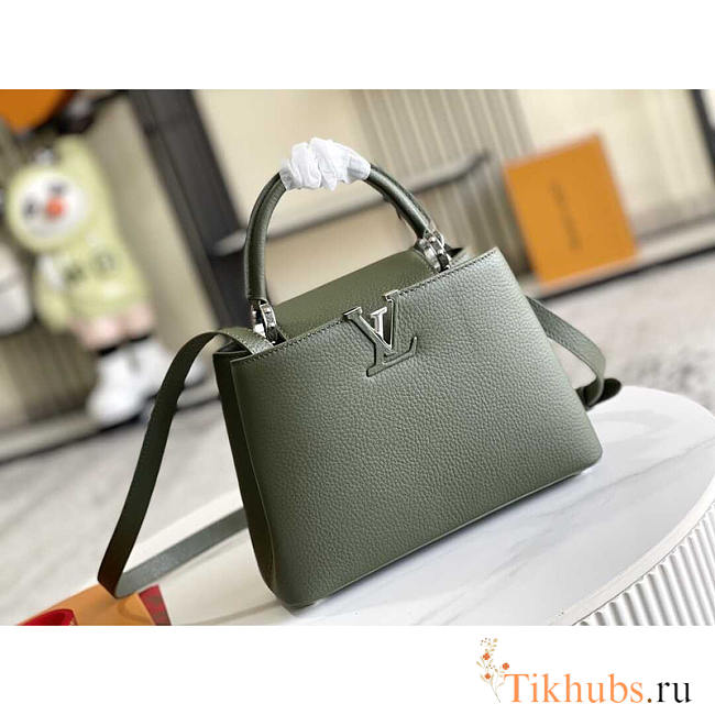 Louis Vuitton LV Capucines BB Khaki Green 27x18x9cm - 1