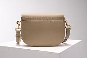 Dior Medium Bobby Bag Beige Grained Calfskin 22 x 17 x 6 cm - 5