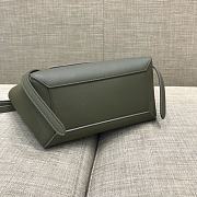 Celine Nano Belt Bag Grained Calfskin Khaki 20x20x10cm - 4