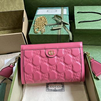 Gucci GG Matelasse Small Bag Pink 26x17.5x8cm