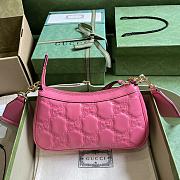 Gucci GG Matelasse Handbag Pink 25x15x8cm - 3