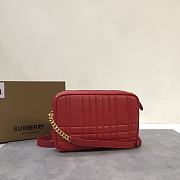 Burberry Small Lola Camera Bag Red 24 x 6 x 15 cm - 6