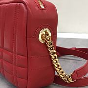 Burberry Small Lola Camera Bag Red 24 x 6 x 15 cm - 3