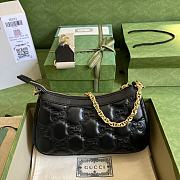 Gucci GG Matelasse Handbag Black 25x15x8cm - 3