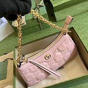 Gucci GG Matelasse Handbag Light Pink 25x15x8cm - 4