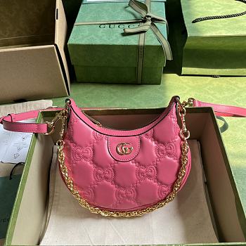 Gucci GG Matelasse Mini Bag Pink 21cm