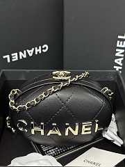 Chanel Clutch With Chain Lambskin Black 8.5x12x6cm - 1