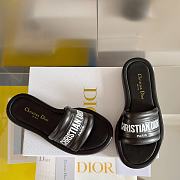 Dior Every-D Slide Black Embossed Lambskin - 5