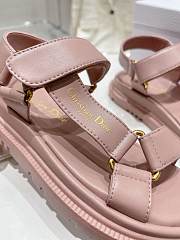 Dior D-Wave Sandal Powder Pink Lambskin - 2