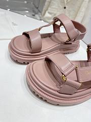 Dior D-Wave Sandal Powder Pink Lambskin - 3