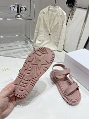 Dior D-Wave Sandal Powder Pink Lambskin - 4