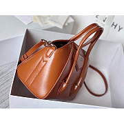 Givenchy Antigona Lock Mini Tote Brown 23x27x13cm - 4