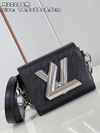 Louis Vuitton LV Twist Lock XL Black 16.5 x 19 x 8.5 cm