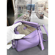 Loewe Purple Puzzle Mini Shoulder Bag 18x12x8cm - 2