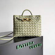 Bottega Veneta Small Andiamo Green 25x22x10.5cm - 1