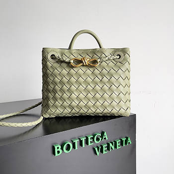 Bottega Veneta Small Andiamo Green 25x22x10.5cm