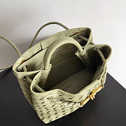 Bottega Veneta Small Andiamo Green 25x22x10.5cm - 2