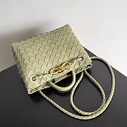 Bottega Veneta Small Andiamo Green 25x22x10.5cm - 4